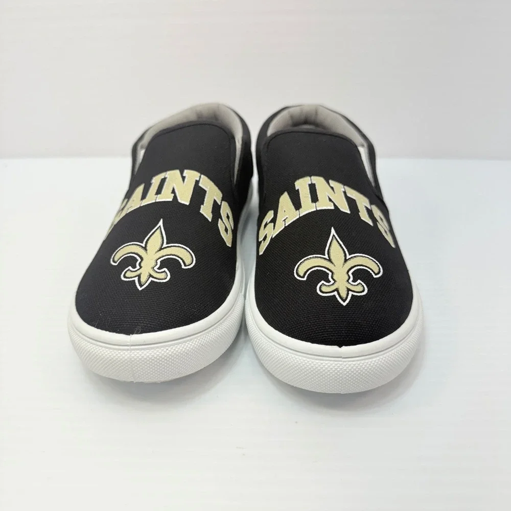 FOCO New Orleans Saints Slip On Shoes Sneakers NFL Team Logo Women's 6, Football